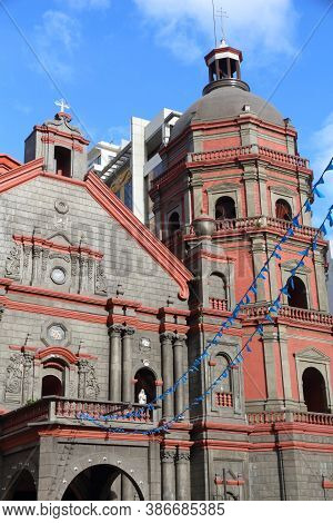 Binondo Church, Also Known As The Minor Basilica Of The National Shrine Of Saint Lorenzo Ruiz. Manil
