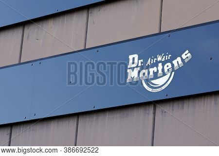 Bordeaux , Aquitaine / France - 09 20 2020 : Dr. Martens Logo And Text Sign Front Of Store British F
