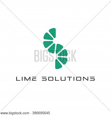 Lemon Logo Design - Fruit Fresh Healthy Health Yellow Slice Juicy Raw Bui Eco Green Nature Vitamins 