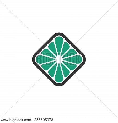 Lemon Logo Design - Fruit Fresh Healthy Health Yellow Slice Juicy Raw Bui Eco Green Nature Vitamins 