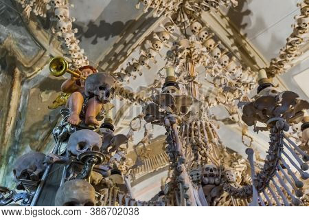 Kostnice Church in Kutna Hora - Czech Republic - travel background