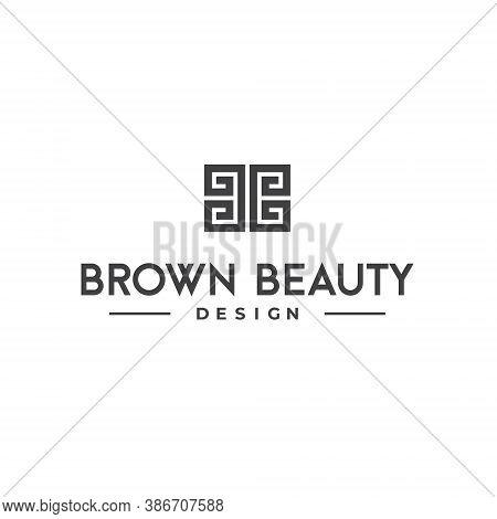Double B Letter Lettermark Logo Bb Monogram - Typeface Type Emblem Character Trademark