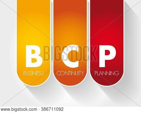 Bcp - Business Continuity Planning Acronym, Business Concept Background