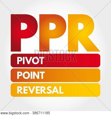 Ppr - Pivot Point Reversal Acronym, Business Concept Background