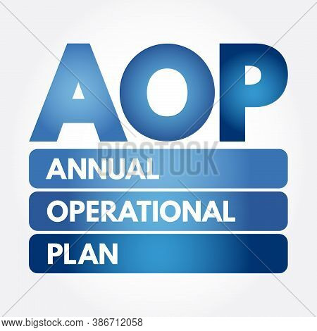 Aop - Annual Operational Plan Acronym, Business Concept Background