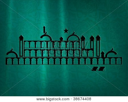 Eid-Ul-Azha or Eid-Ul-Adha,  Arabic Islamic calligraphy for Muslim community festival. EPS 10.