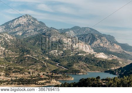 Landscape of the mountain against the sky