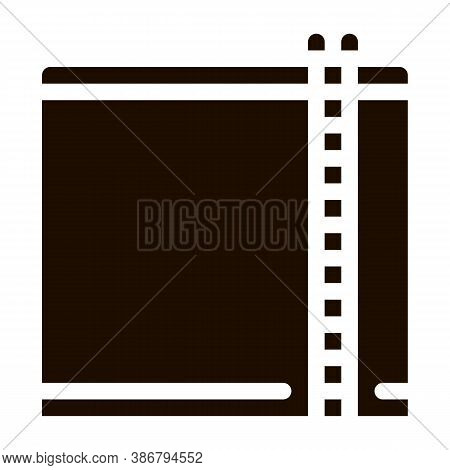 Water Treatment Big Tank With Ladder Glyph Icon Sign . Water Treatment Pictogram. Recycling Environm