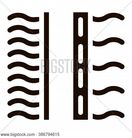 Water Treatment Filter Vector Sign Icon. Filtration Unhealthy Water Treatment Pictogram. Recycling E