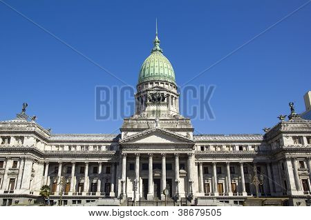 The National Congress In Buenos Aires, Argentina