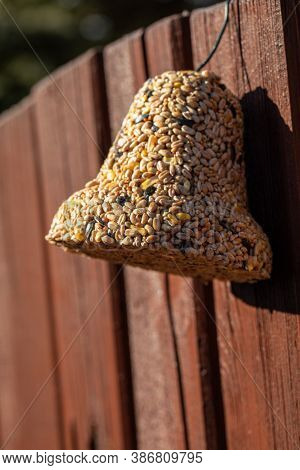 Bell From Various Grains, A Delicacy For All The Birds In The Garden