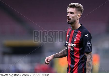 Milano, Italy. 24th September 2020. Uefa Europa League. Samu Castillejo  Of Ac Milan   During The Ue