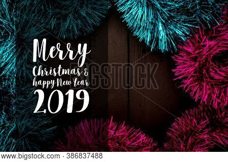 Festive Celebration Background Ideads With Christmas Eve Hliday Decorating Items On Dark Vintage Woo