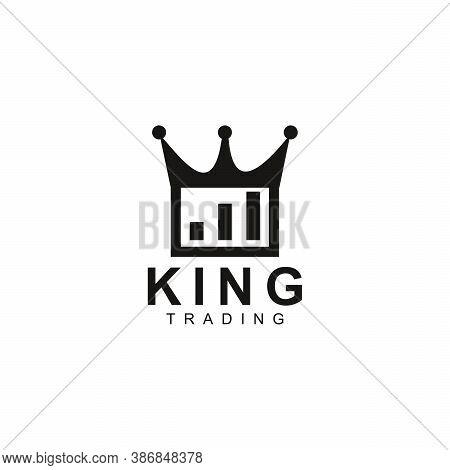 Trading Logo Template Design Vector Icon Illustration