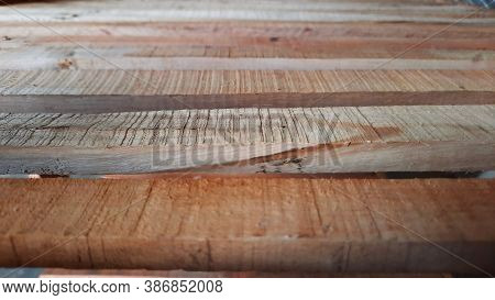 Uncompleted Wooden Furniture In Workshop With Selective Focus