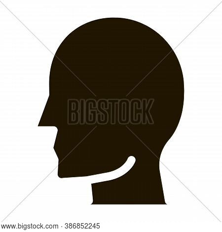 Bandaged Head Man Silhouette Headache Glyph Icon . Tension And Cluster Headache, Migraine And Brain 