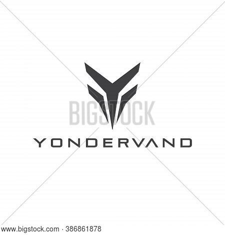 Y Letter Lettermark Logo Monogram - Typeface Type Emblem Character Trademark