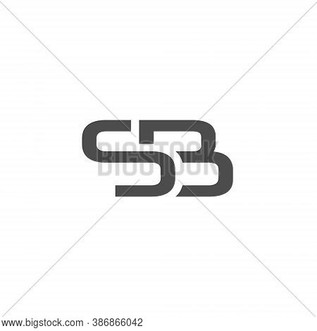 S B Letter Lettermark Logo Sb Monogram - Typeface Type Emblem Character Trademark