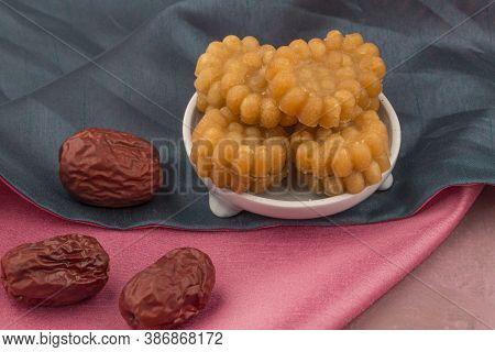 Korean Traditional Sweets Desert Yakgwa, Honey Cookie.
