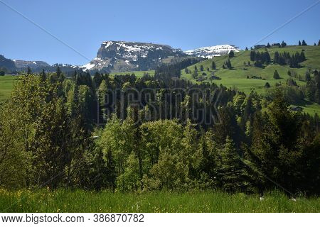 Fantastic Mountain Scenery In Wildhaus In Switzerland 7.5.2020