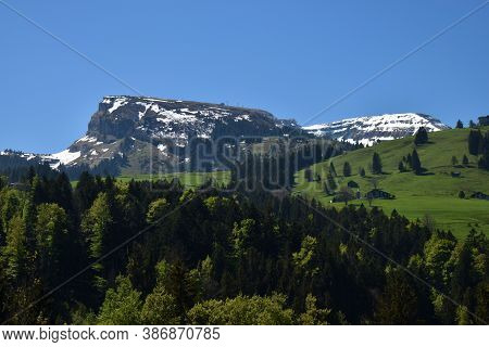 Fantastic Mountain Scenery In Wildhaus In Switzerland 7.5.2020