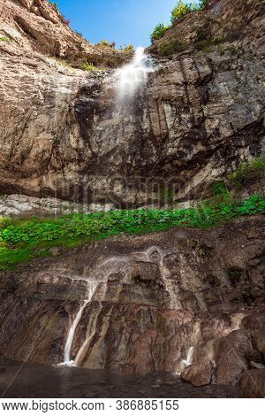 Afurja Waterfall In Quba Area, Azebaijan Republic
