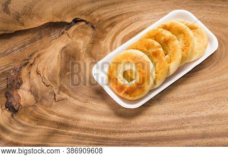 Pandequeso Traditional Colombian Food - Gluten - Wheat Flour And Cheese
