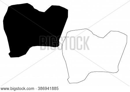 Lusaka City (republic Of Zambia, Lusaka Province) Map Vector Illustration, Scribble Sketch City Of M