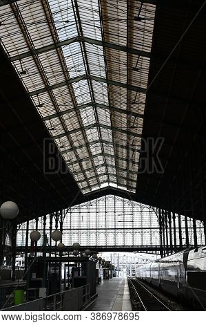 Gare Du Nord In Paris, France, Roof Of The Station