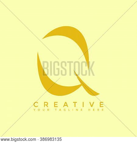 This Is The Design Of The Letter Q Logo With The Initial Logo Style. This Logo Is Suitable For Compa