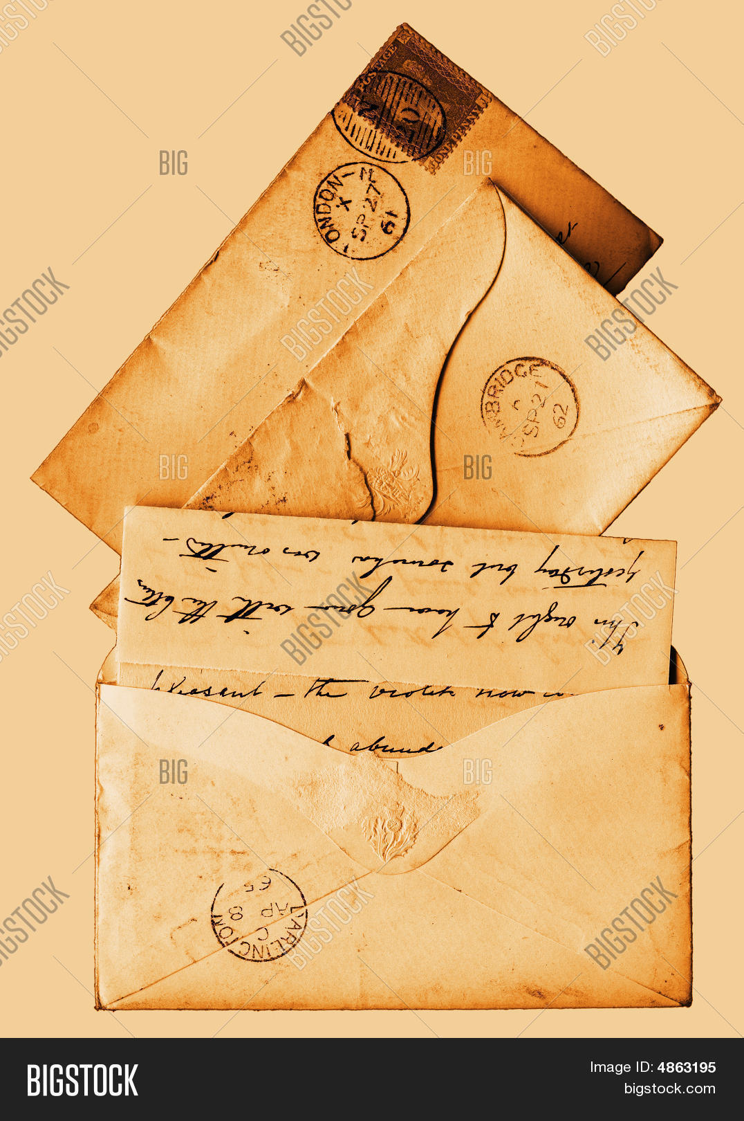 Old Victorian Letters Image & Photo (Free Trial) Bigstock