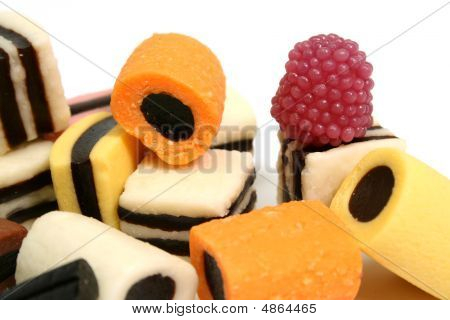 Conjunto de frutas dulces