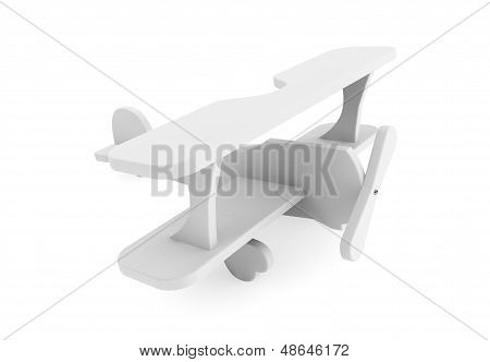 3D grå Toy Airoplane