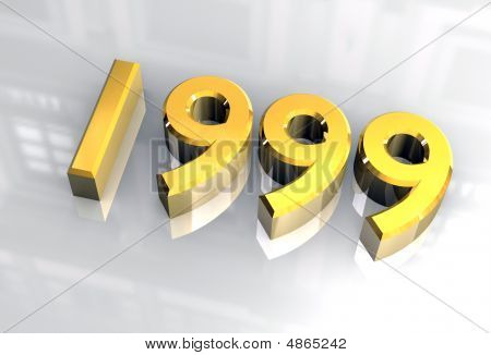 Året 1999 i guld 3D