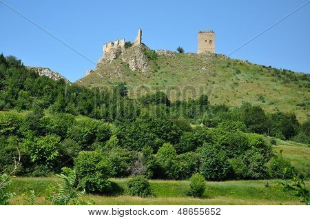 Medieval fortress on a rocky height