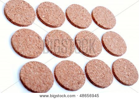 Circle Kork Isolated