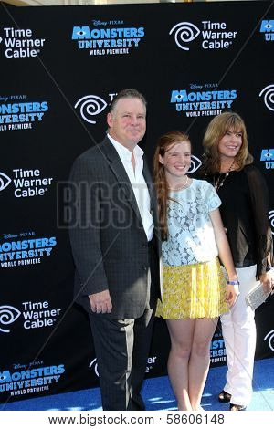 Joel Murray and family at the 
