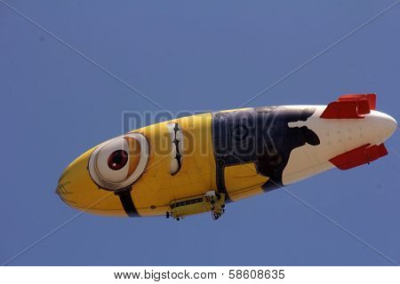 Blimp at the "Despicable Me 2" Los Angeles Premiere, Universal Citiwalk, Universal City, CA 06-22-13