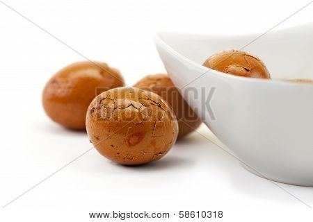 Chinses Eggs Boiled With Tea