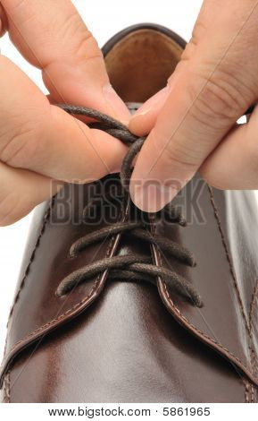 Per fissare Bootlace su scarpe