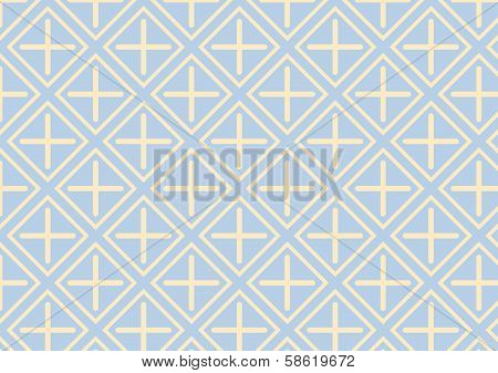 Plus Sign And Rectangle Pattern On Pastel Color