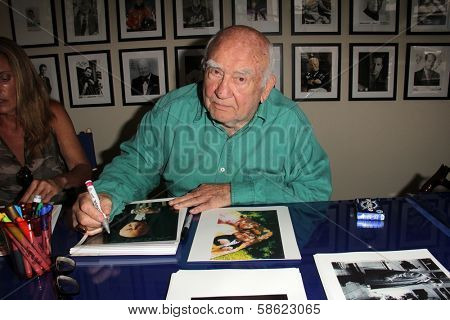 Edward Asner at an in-store appearance, In Person Inc., Hollywood, CA 07-10-13