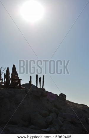 Cima de la colina en México