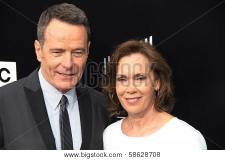 Robin Dearden and Bryan Cranston at the 