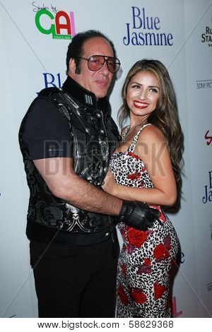 Andrew Dice Clay and Valerie Vasquez at the 