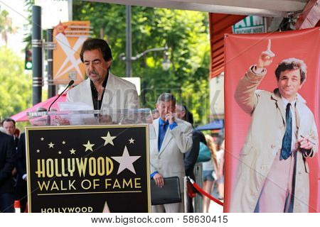 Joe Mantegna at the Peter Falk Star on the Hollywood Walk of Fame Ceremony, Hollywood, CA 07-25-13