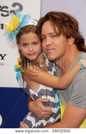 Dannielynn Birkhead and Larry Birkhead at the 