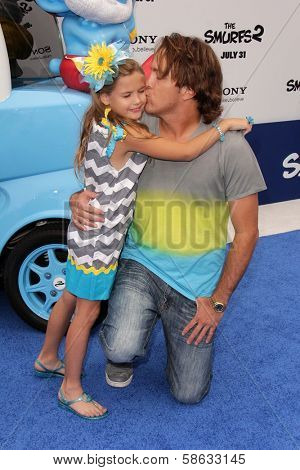 Dannielynn Birkhead and Larry Birkhead at the 