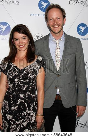 Marguerite Moreau and Christopher Redman at the Project Angel Food Angel Awards, Project Angel Food, Los Angeles, CA 08-10-13