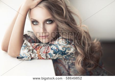 Portrait of a beautiful woman